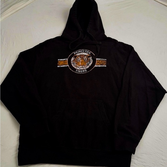 Princeton University Tigers black orange white logo pullover hoodie - Picture 1 of 7